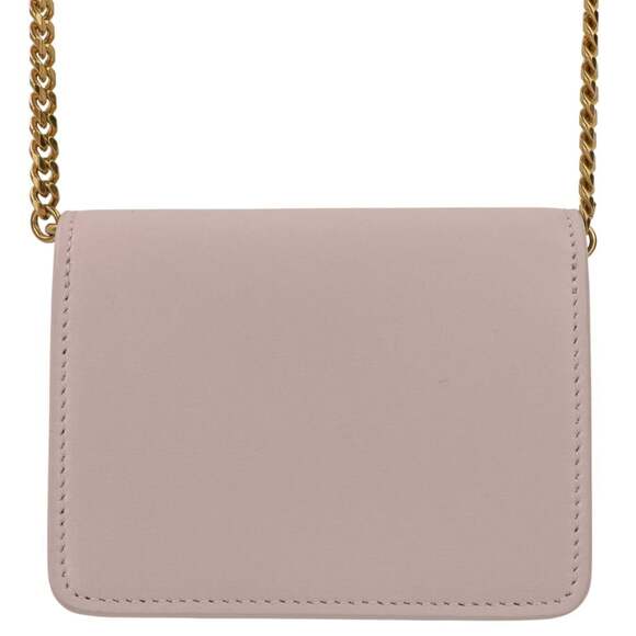 CELINE Triomphe Chain Card Holder Mini Shoulder Bag S-BB-4292 Light Pink Women's - Picture 2 of 13